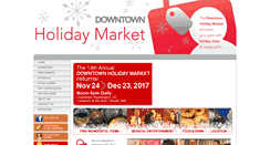Desktop Screenshot of downtownholidaymarket.com